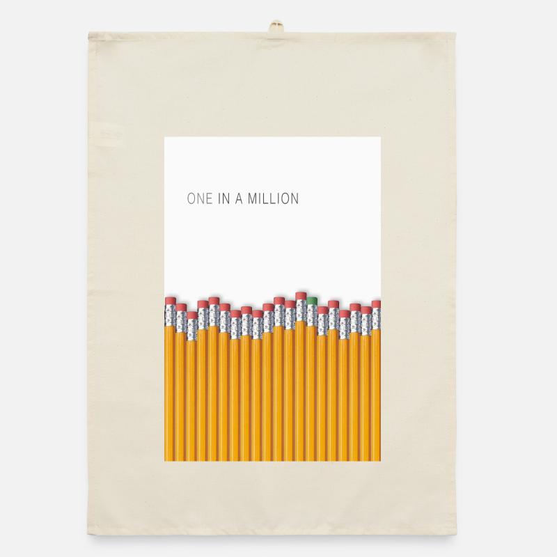 Déclaration minimaliste unique sur un million Torchon bio