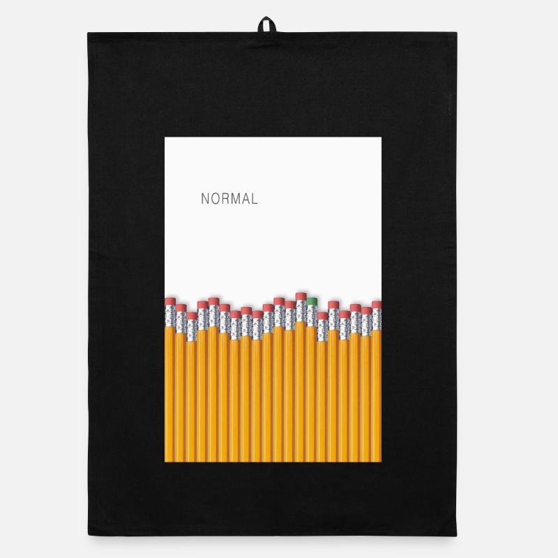Normal Minimalist Statement Design Organic Geschirrtuch
