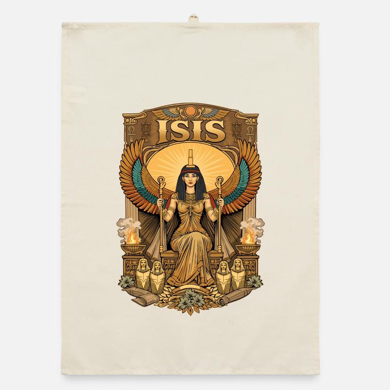 Thron des ISIS Organic Geschirrtuch