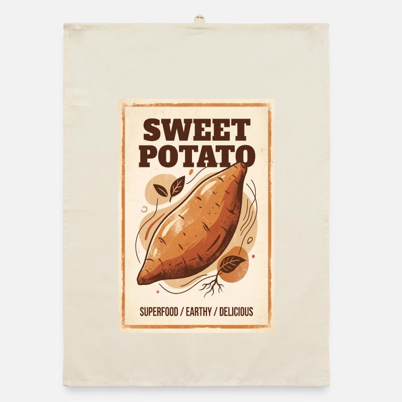 Impression de Superaliment de Patate Douce Torchon bio