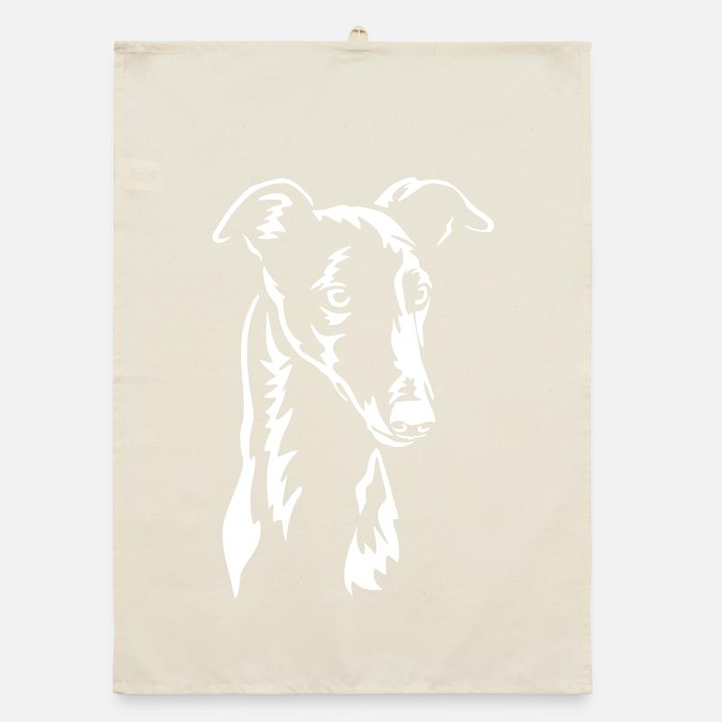 Greyhound « Édition noire » Torchon bio