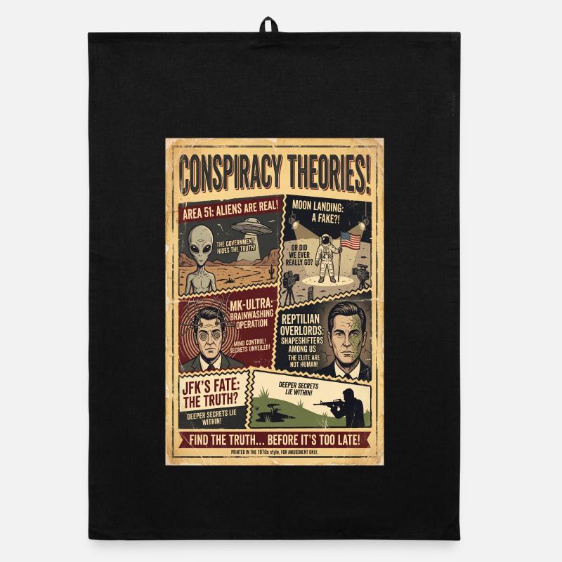 Affiche de théories du complot Torchon bio