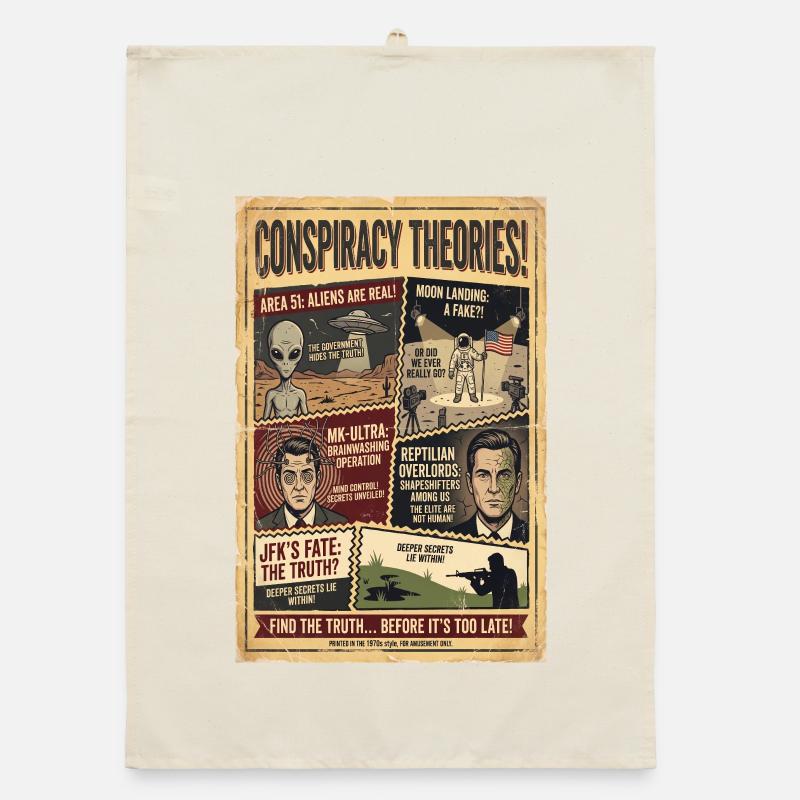 Affiche de théories du complot Torchon bio