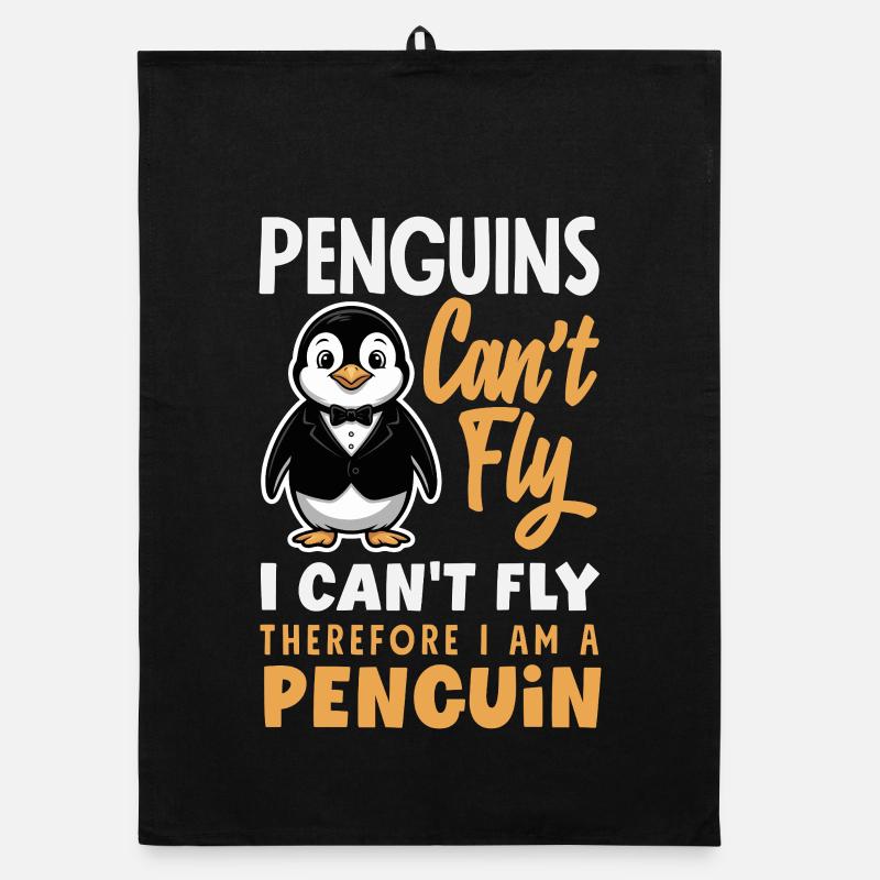 Cute Penguin - Gift for Penguin Lover Organic dish towel