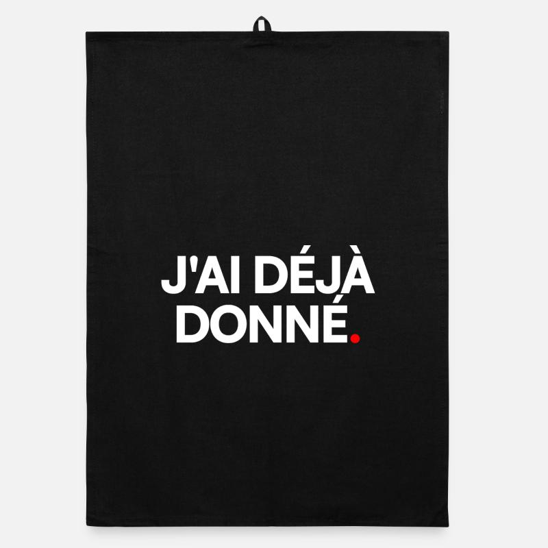J'ai déjà donné Torchon bio
