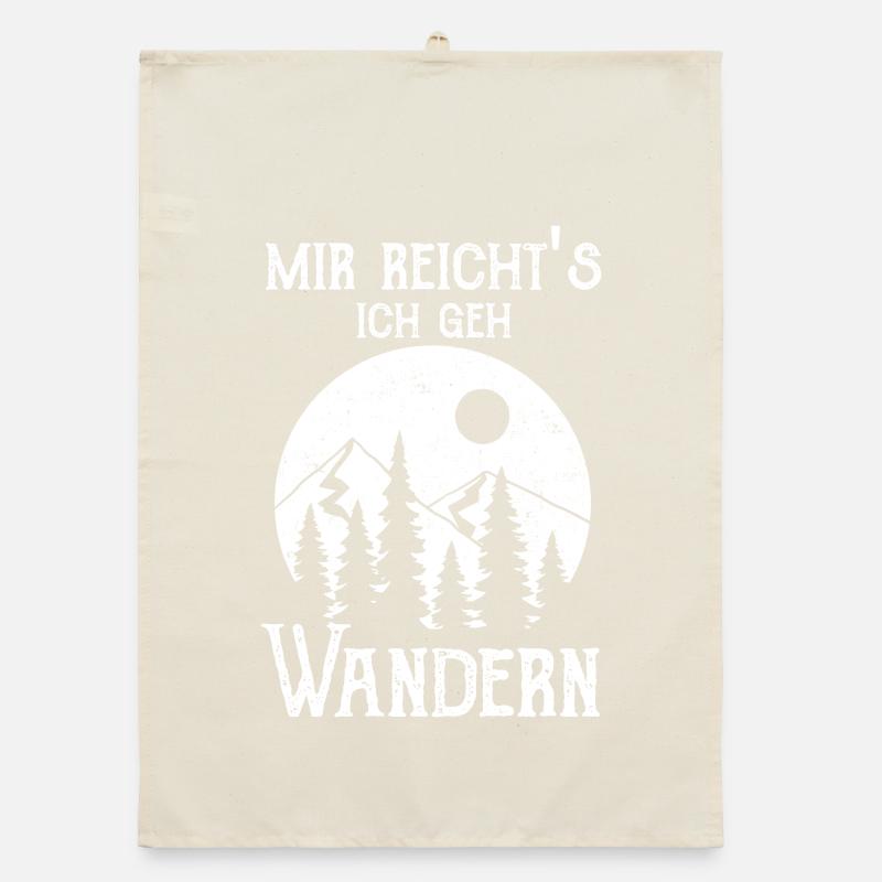 Hiking Hikers Organic dish towel