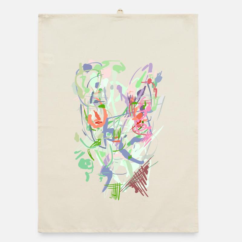 Background Design - Pastel Organic dish towel