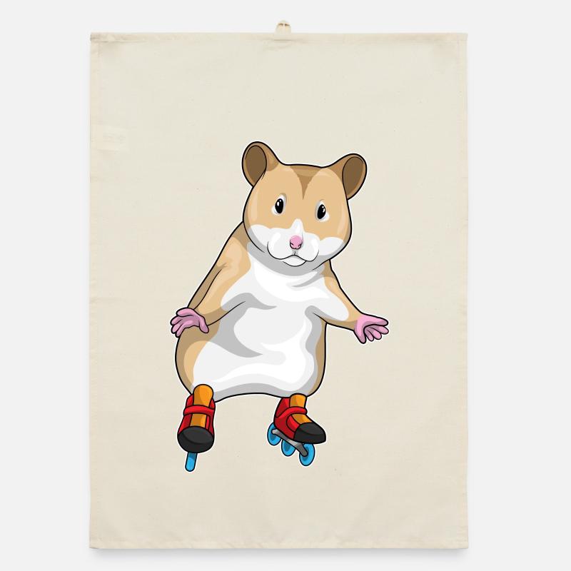 Hamster Inline skating Inline skates Organic dish towel