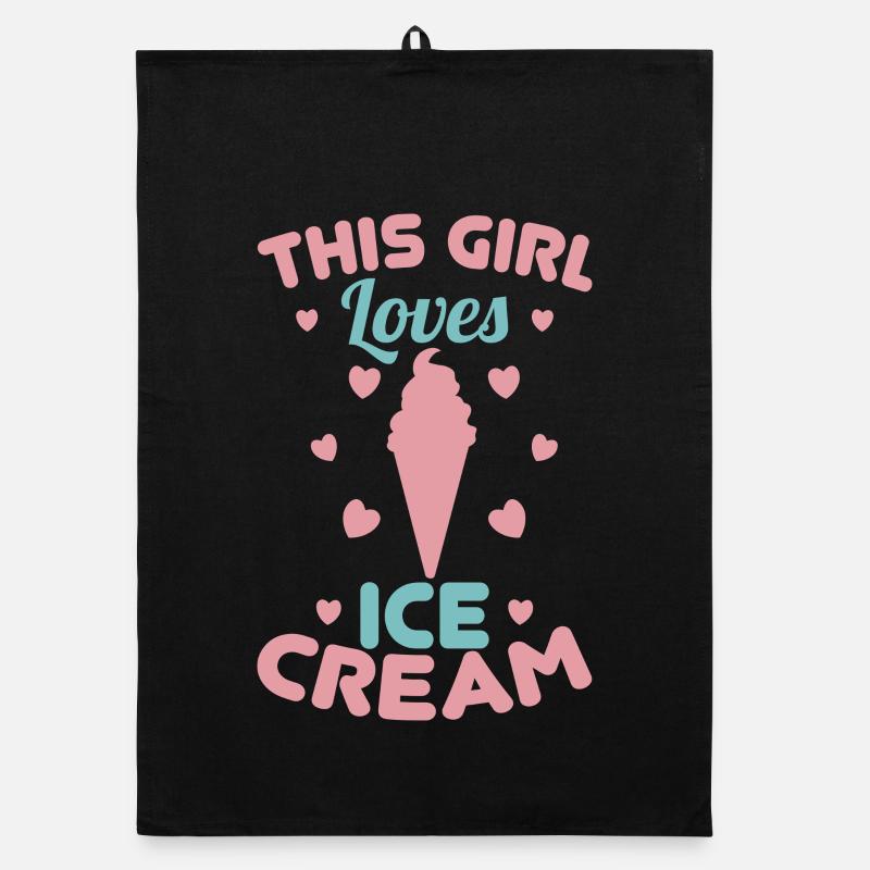 Petit amateur de glaces Torchon bio