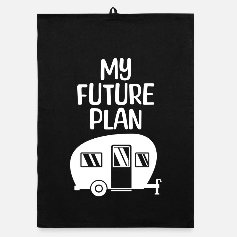Motorhome Hiker Statement Camping Camper Organic dish towel