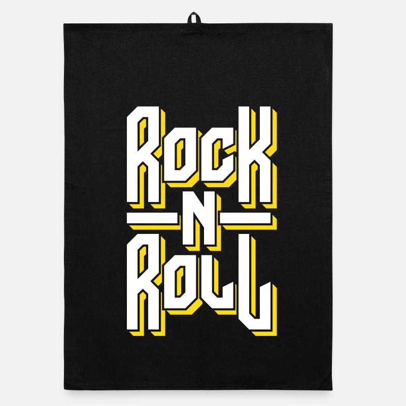 Conception typographique rock and roll audacieuse Torchon bio