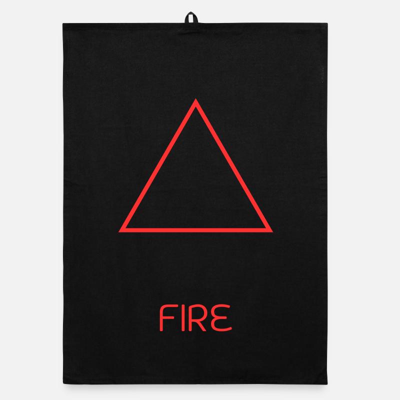 Élément Du Feu Torchon bio