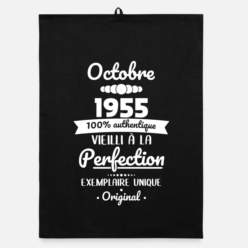 70. Geburtstag - Oktober 1955 Original Organic Geschirrtuch