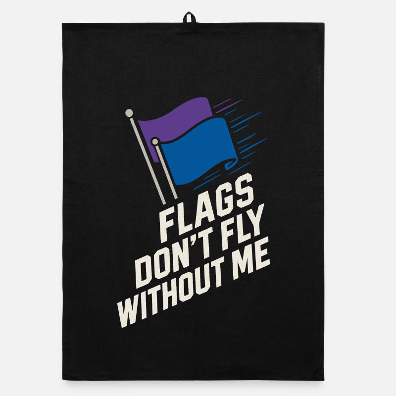 Colorguard Captain Marching Band Flag Twirl Team Organic Geschirrtuch