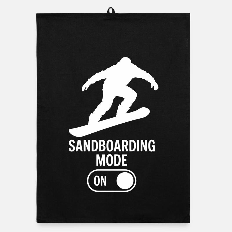 Sandboarder Mode On Summer Sandboarding Organic Geschirrtuch