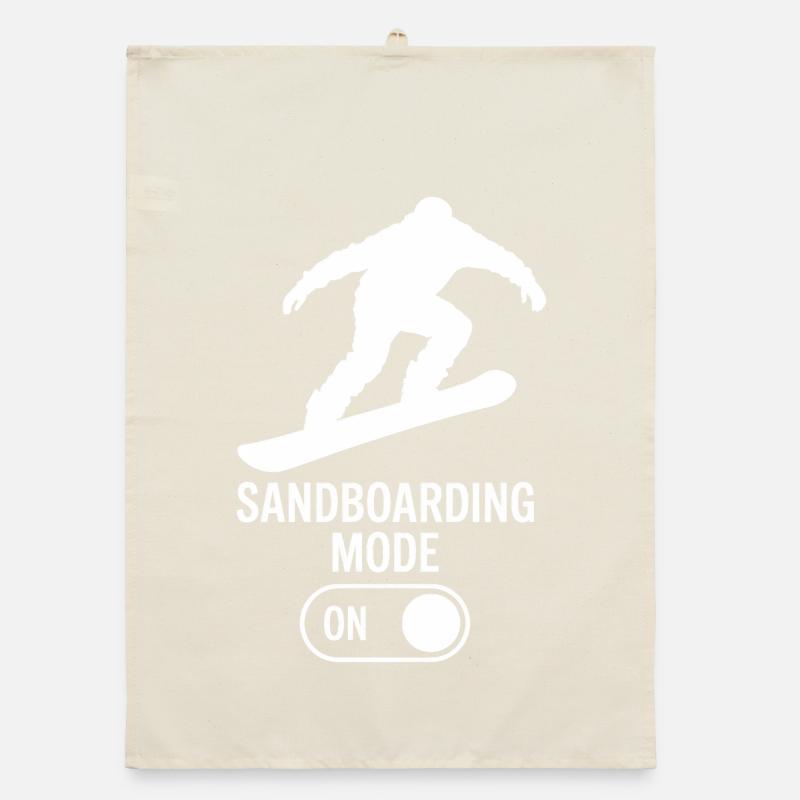Sandboarder Mode On Summer Sandboarding Organic Geschirrtuch