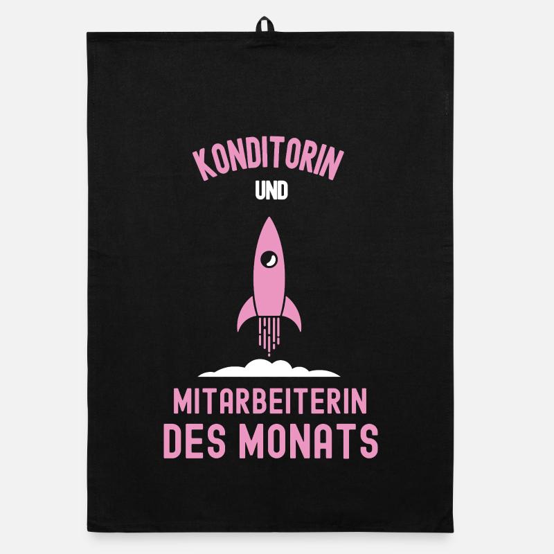 Beste Konditorin Mitarbeiterin des Monats Konditor Organic Geschirrtuch