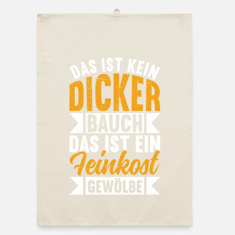 Das Ist Kein Dicker Bauch Das Ist Feinkostgewölbe Organic Geschirrtuch