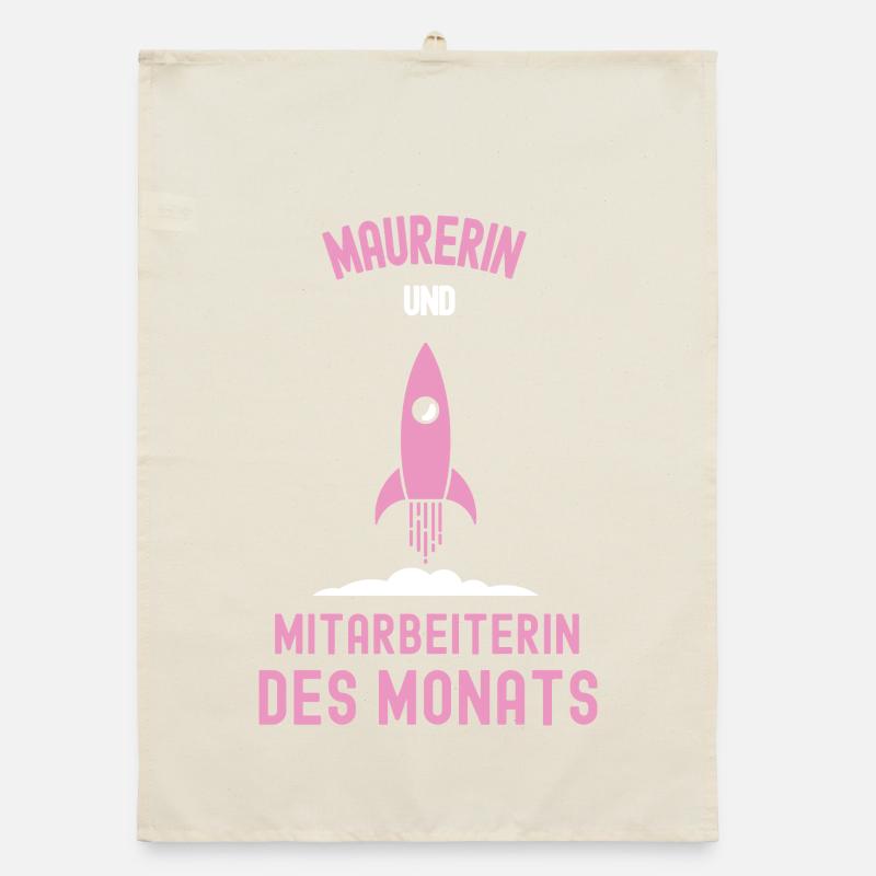 Meilleure employée maçonne du mois Maçonnerie Torchon bio