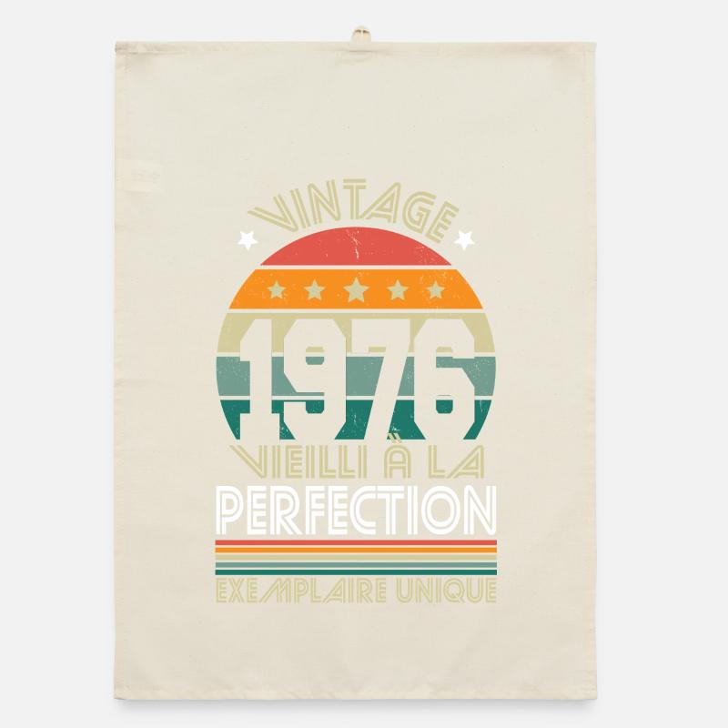 1976 – Vintage – Einzigartiges Exemplar Organic Geschirrtuch