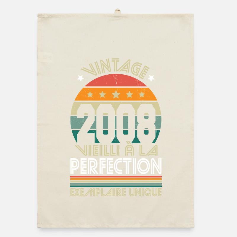 2008 – Vintage – Einzelexemplar Organic Geschirrtuch