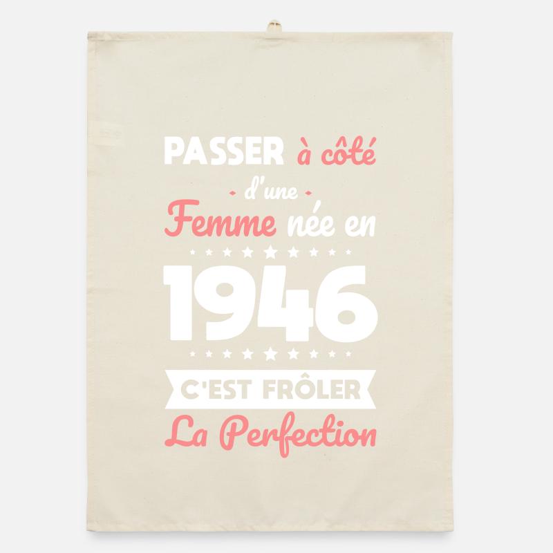 Geboren 1946 – Perfektion nahe Organic Geschirrtuch