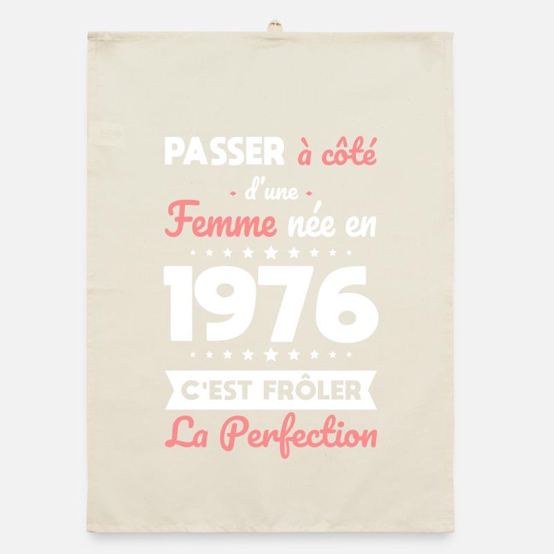 Geboren 1976 – Perfektion nahe Organic Geschirrtuch