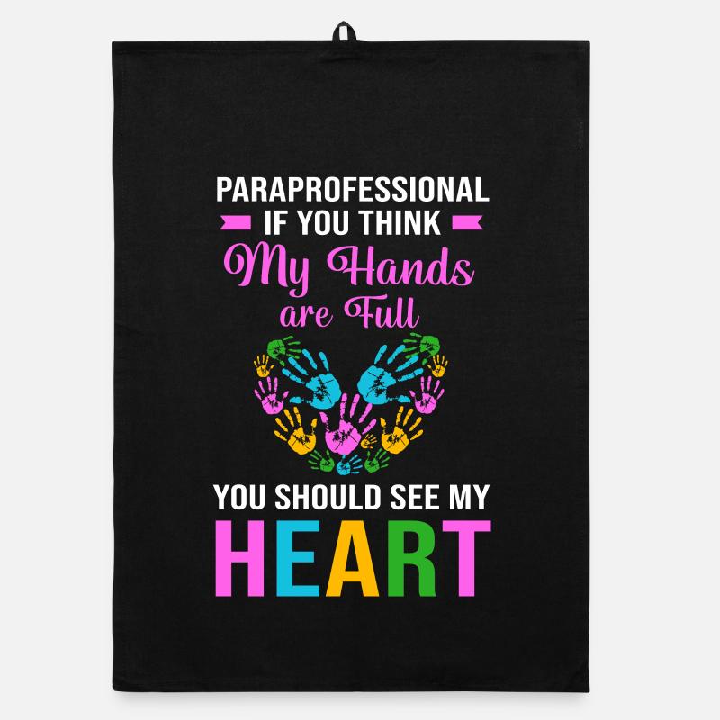 Paraeducator Teacher Assistant Paraprofessional Organic dish towel