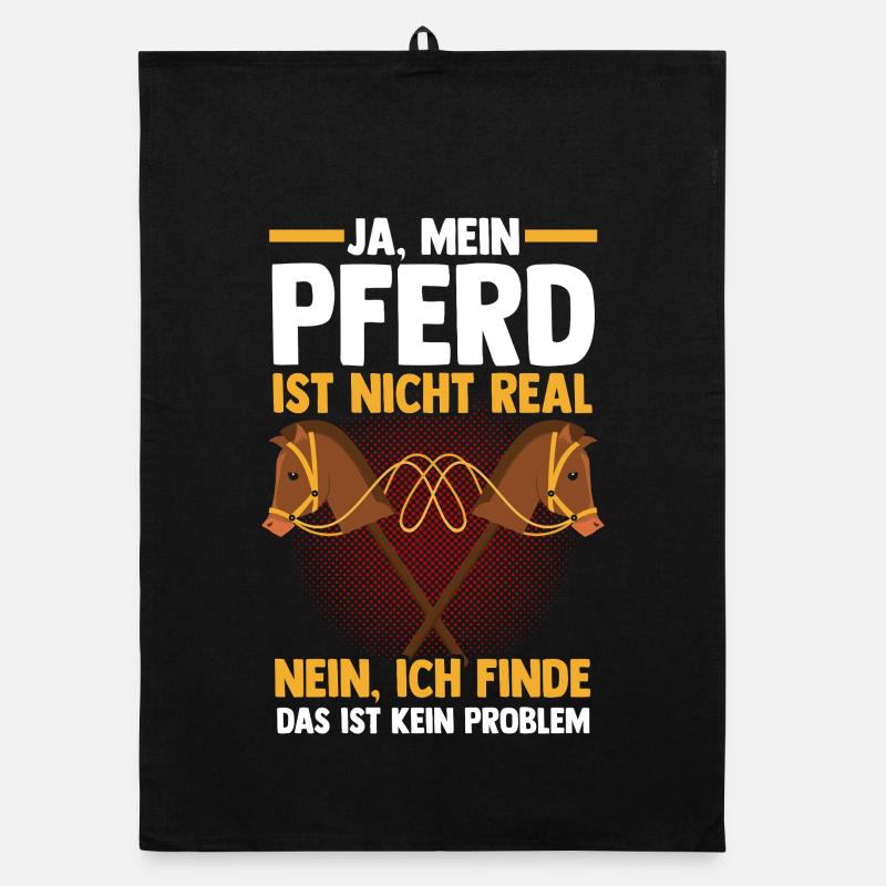 Steckenpferd Hobbyhorse Hobby Horsing Organic Geschirrtuch