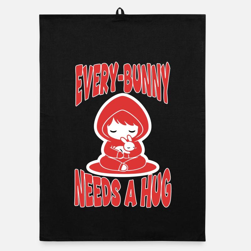 Lapin Hug Every-Bunny Manga Mignon Torchon bio