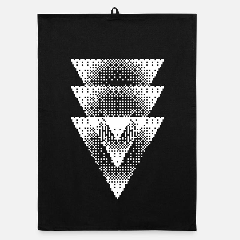 Cascade triangulaire en demi-tons Torchon bio