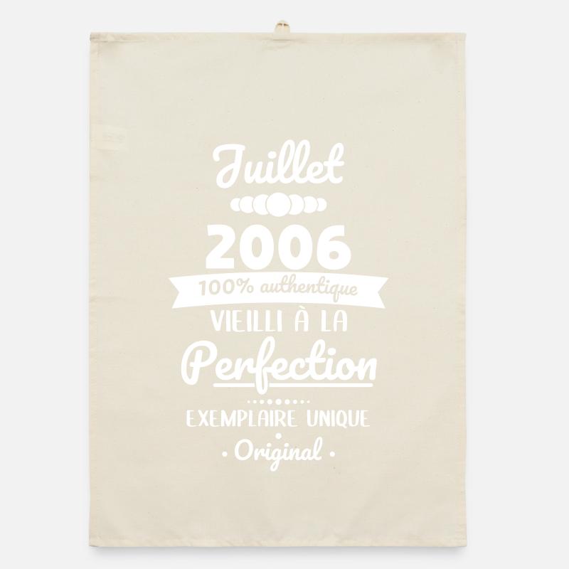 Anniversaire 20 ans - Juillet 2006 Original Torchon bio