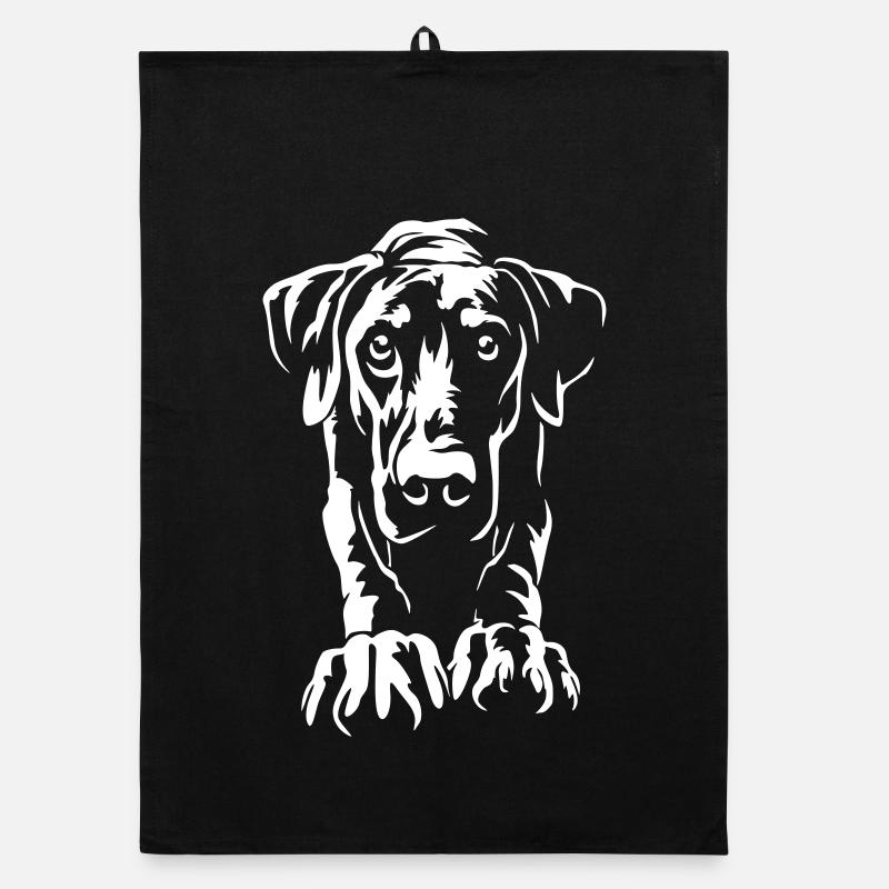 Doberman "Black Edition" Organic dish towel