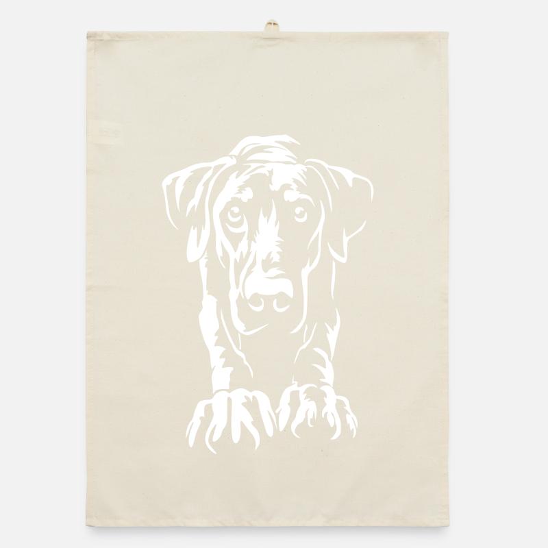 Doberman « Édition Noire » Torchon bio