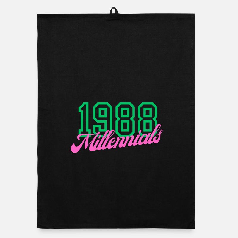 1988 Millennial Digital Keynote Design - Torchon bio - noir