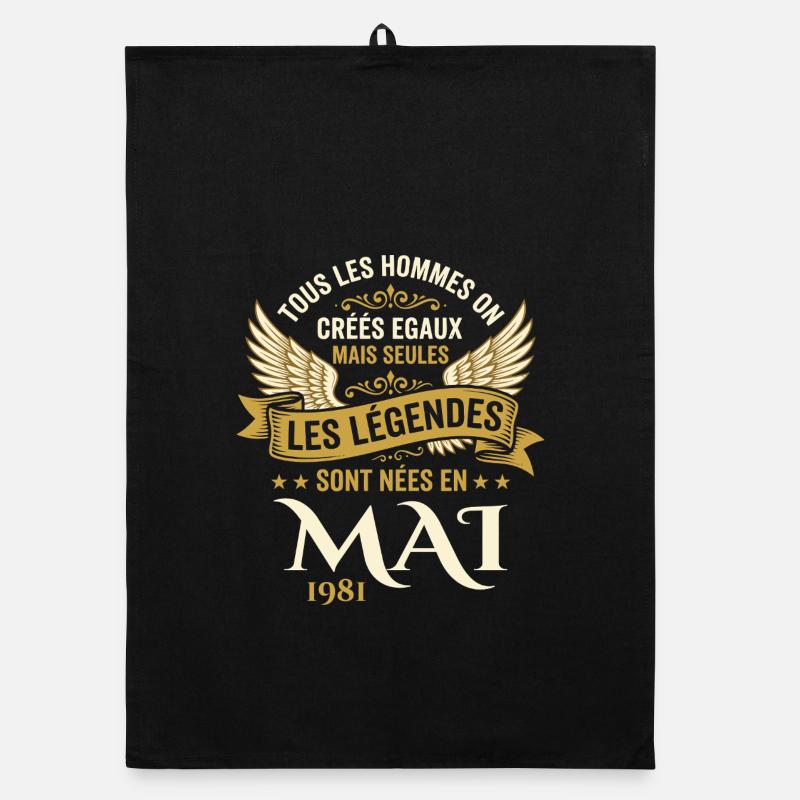 Anniversaire Mai 1981 Torchon bio