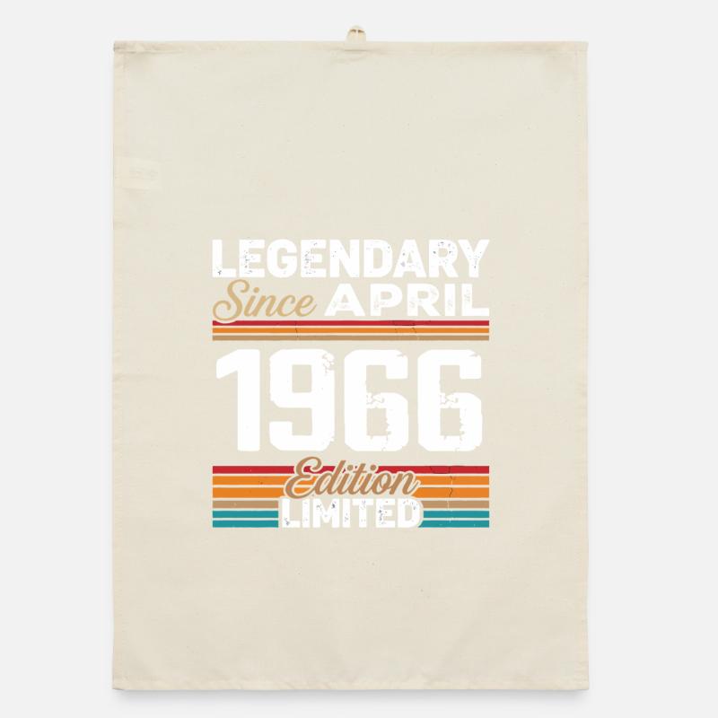 Legendär seit 1966, April 1966 Retro Edition Organic Geschirrtuch
