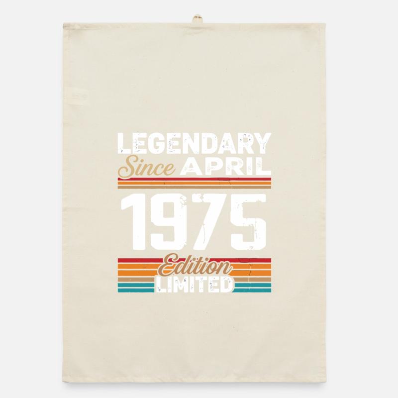 April 1985 Retro April 1985 Birthday Gift Organic dish towel