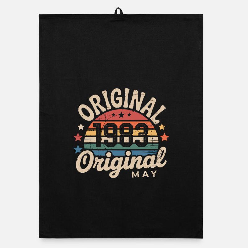 Vintage May 1983: The Authentic Myth May 1983 Organic dish towel