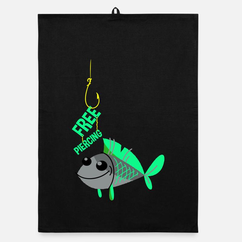 Free piercing Organic dish towel