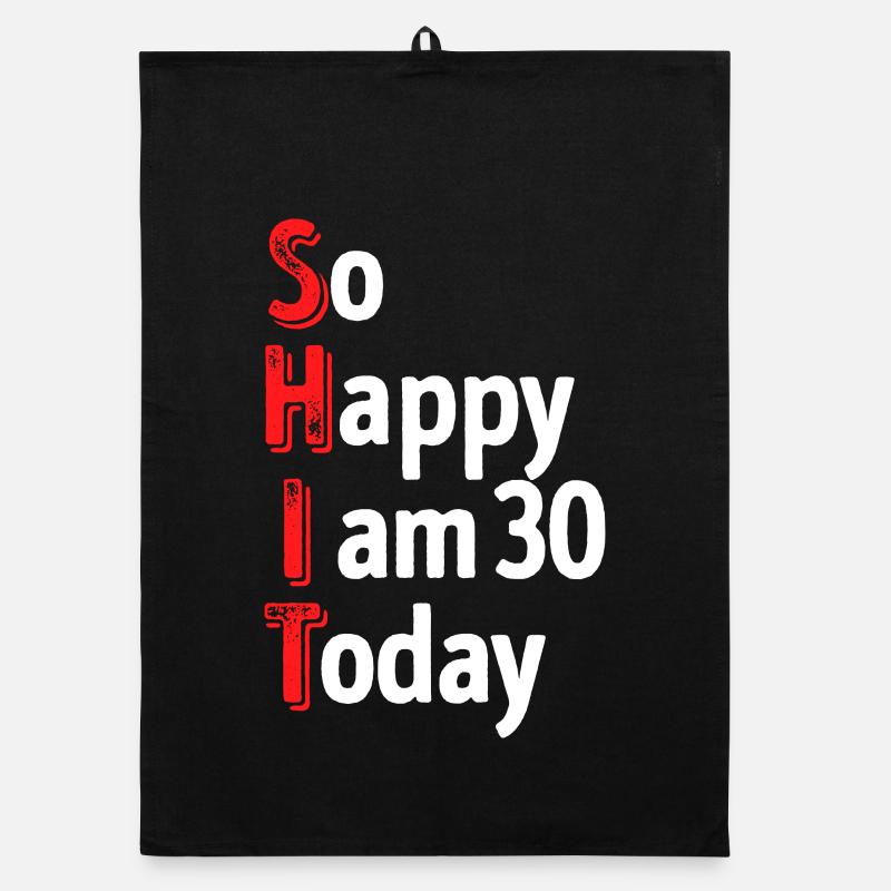 30 déclaration anniversaire 30 ans Torchon bio