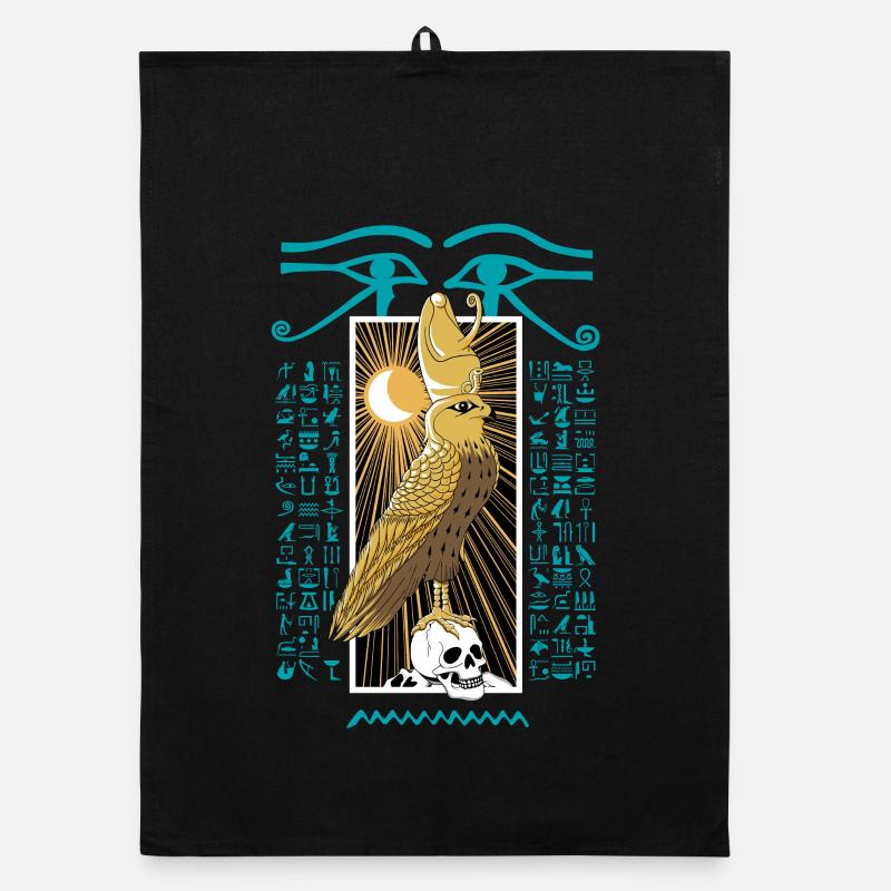 Horus Dieu de l'ancienne Égypte Torchon bio