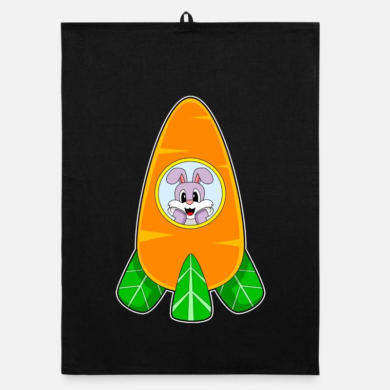 Lapin vaisseau spatial Espace Torchon bio
