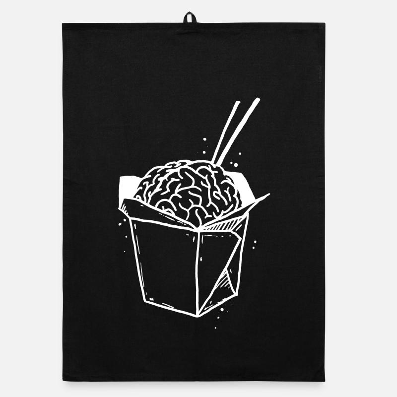 Brainfood1 Invert Organic Geschirrtuch