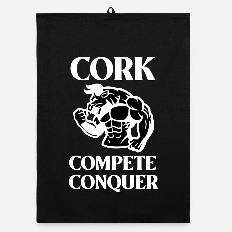 Cork Compete Conquer, Cork Ireland Organic dish towel