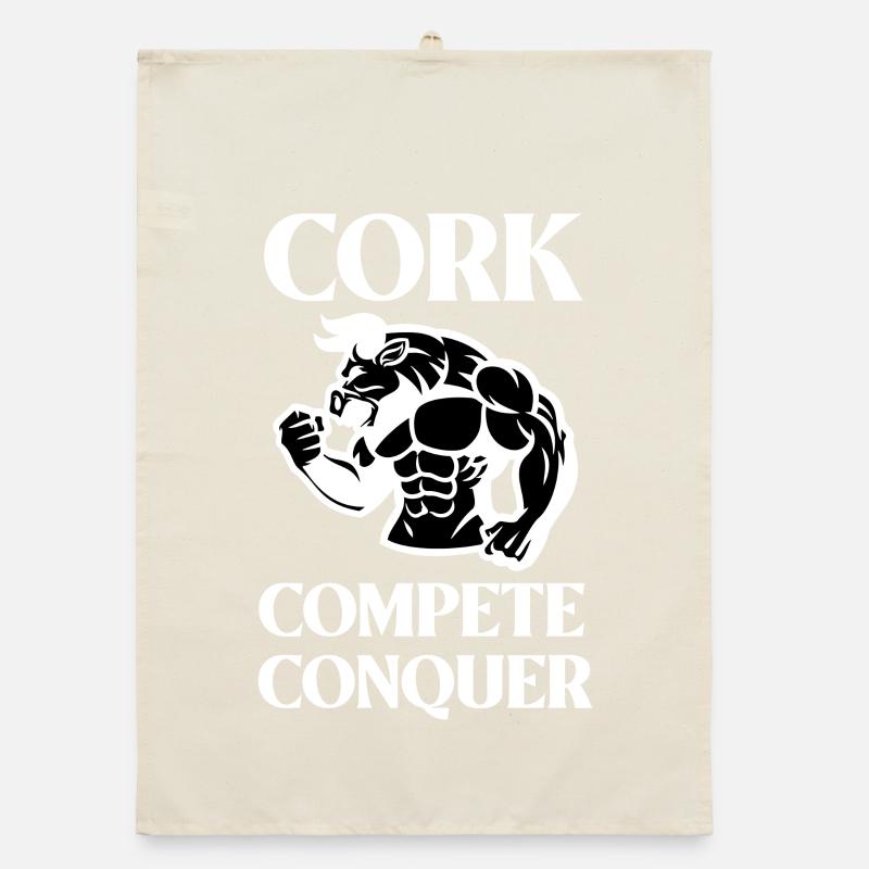 Cork Compete Conquer, Cork Ireland Organic dish towel