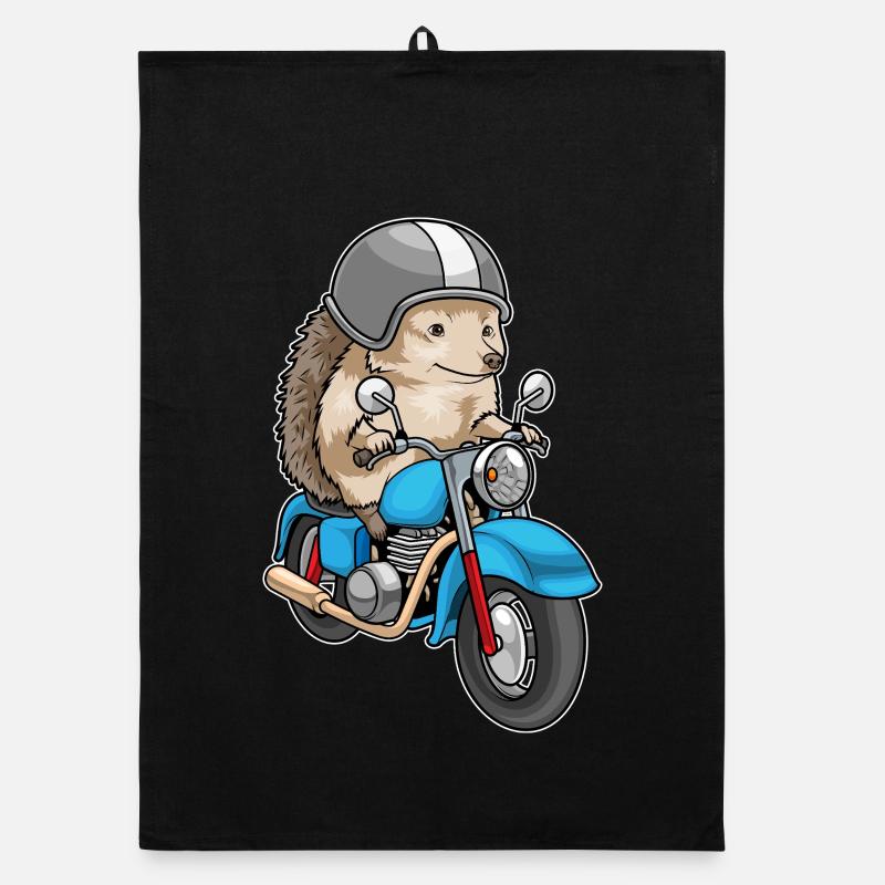 Igel Motorrad Organic Geschirrtuch