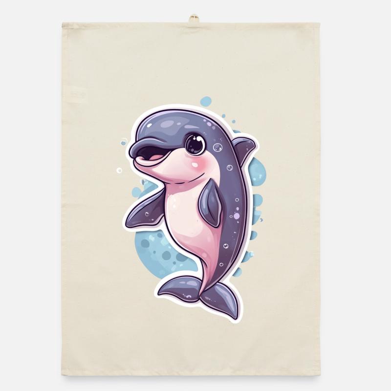 Dolphin Organic dish towel