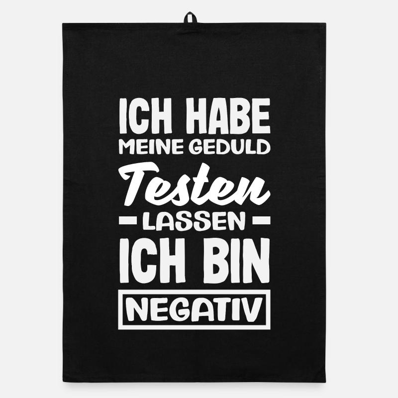 Patience tested – I'm negative Organic dish towel