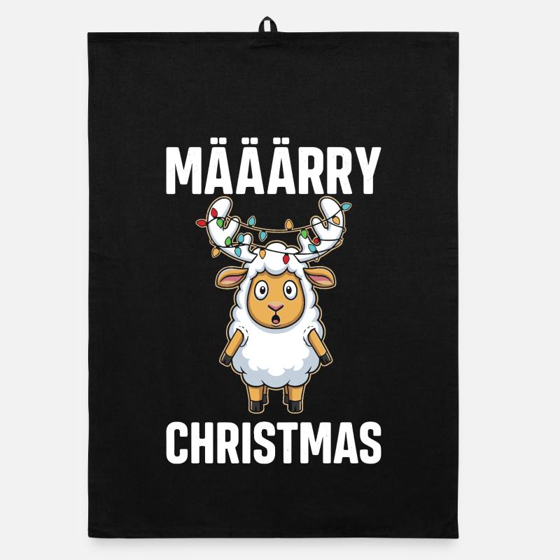 Lama de Noël Määärry Torchon bio